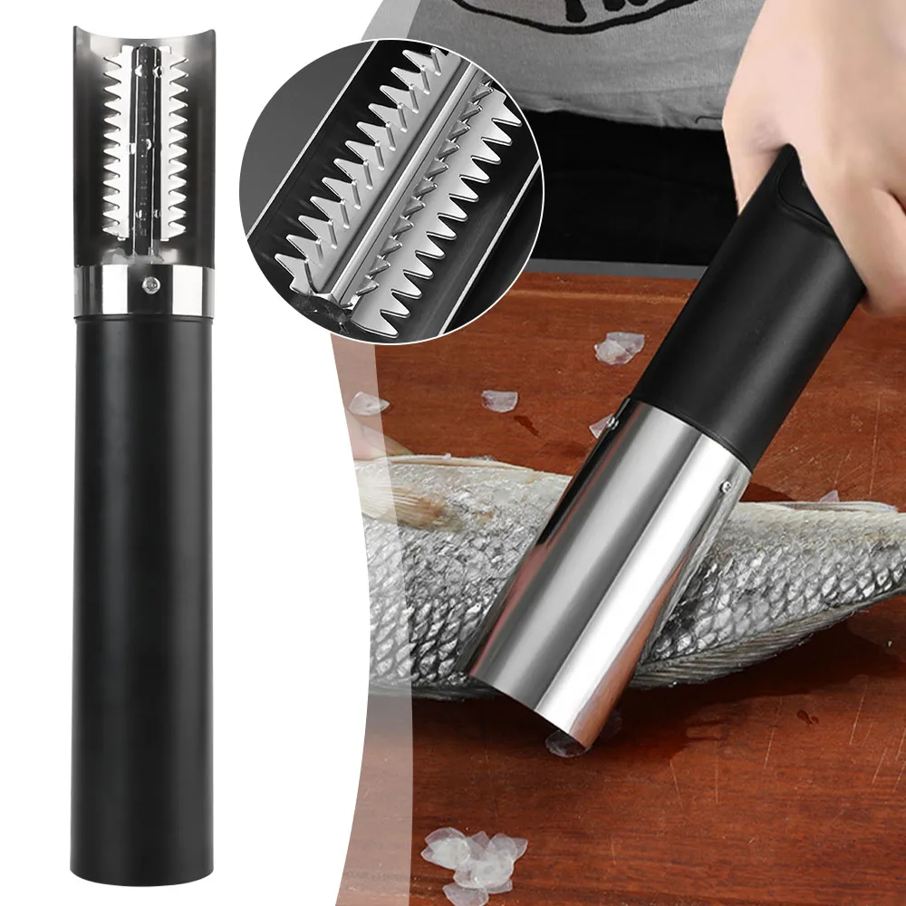 Seafood Tools Wireless Portable Electric Fish Scaler Remover Fish Scaler Cordless Fish Remover Cleaner Fish Scraper Cleaner