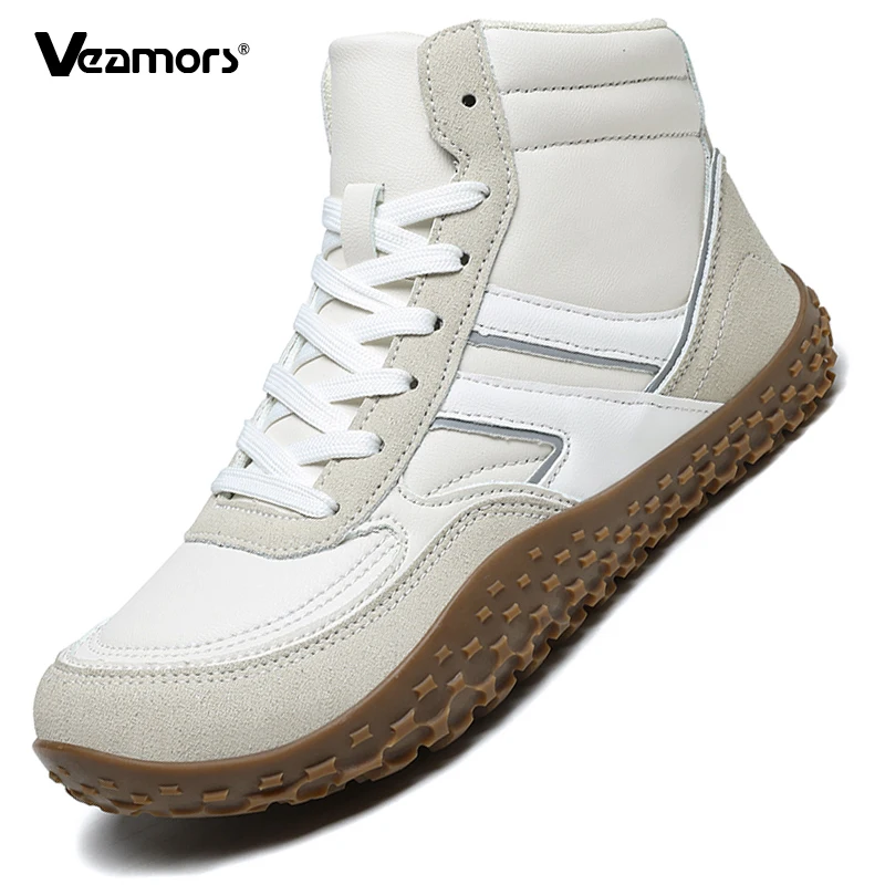 

Высокие повседневные кроссовки для пар, модная спортивная обувь с широким носком, мужская и женская противоскользящая уличная обувь для бега, треккинга, пешего туризма