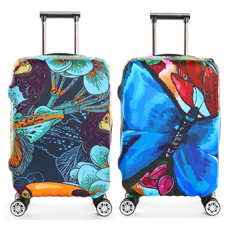 Luggage Cover Elastic Travel Trolley Suitcase Protective Baggage Cover Cartoon Suitcase Cover Child Cartoon Travel Accessories