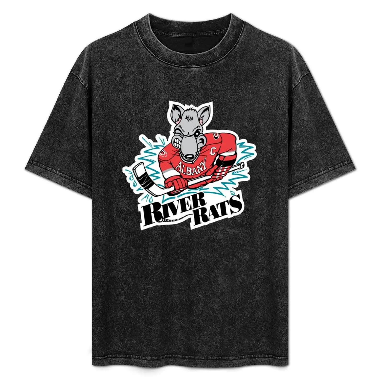 

New-Albany-red-Icon T-Shirt Retro Style Print Casual Top