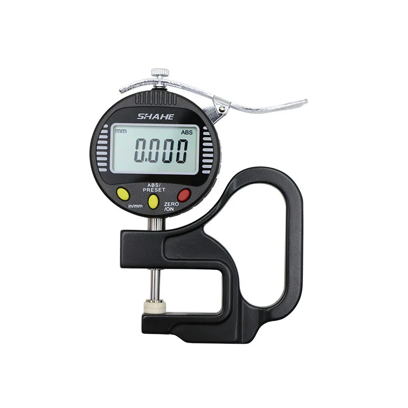 SHAHE 0-10 mm 0.001 mm High Resolution Digital Thickness Gauge Glass Thickness Gauge Metal Thickness Gauge