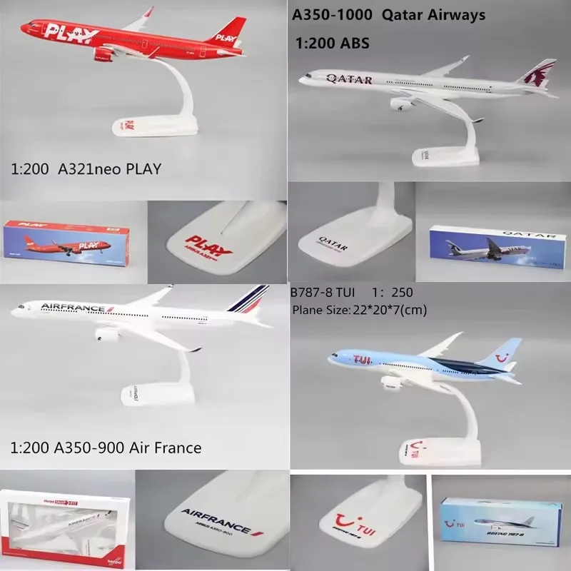 1:200 сборная модель самолета, серия World Aviation, ОАЭ Эмираты/THAI/Катар/Сингапур/Этихад/Аustrian/Итальянский A350/A320/A380/B777