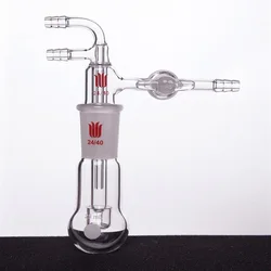 SYNTHWARE Micro distillation sublimatore, capacità 25mL, giunto 24/40, valvola in vetro, interfaccia ugello piccolo altezza 8mm, D112440G