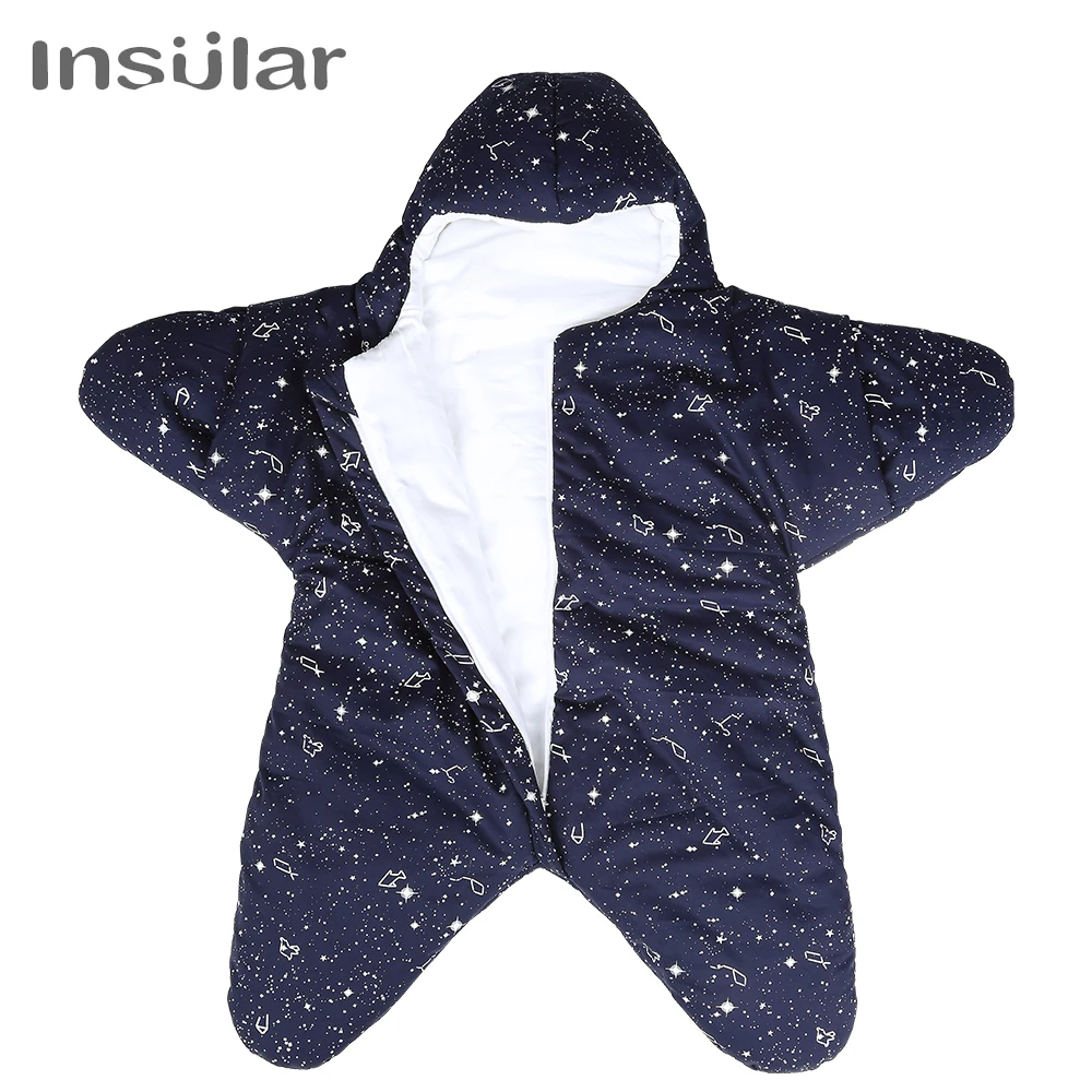 New Arrival Cute Large Star Baby Sleeping Bags Winter Baby Sleep Sack Warm Baby Blanket Swaddle Sleepsacks For 1 - 3 Years