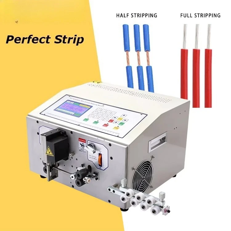 0.1-4.5 square millimeter small cable automatic computer wire cutting and stripping machine