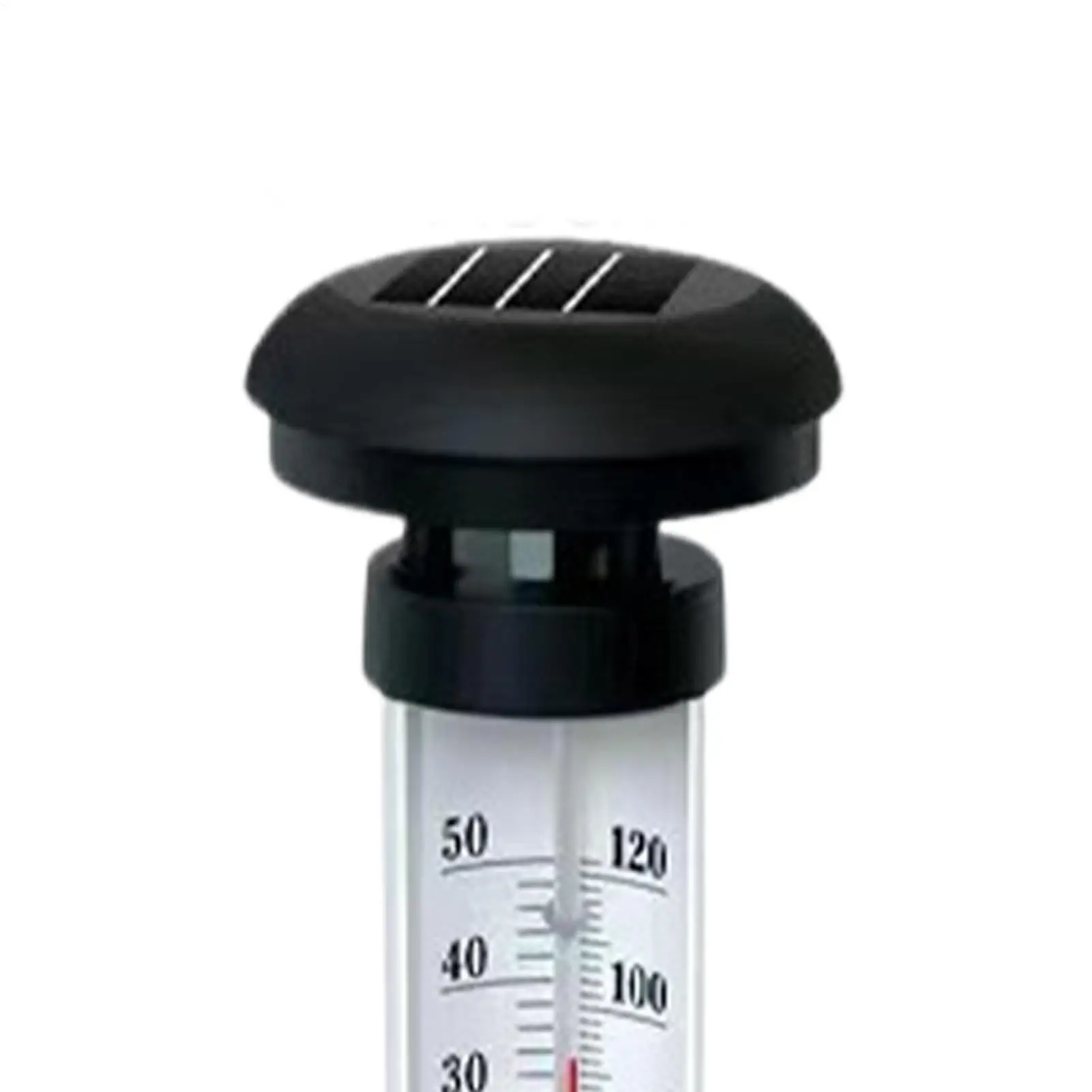 Garden Lights Solar Powered Waterproof Solar-powered Temperature Gauge Patio Outdoor Temperature Gauge For Garden Lawn Backyard