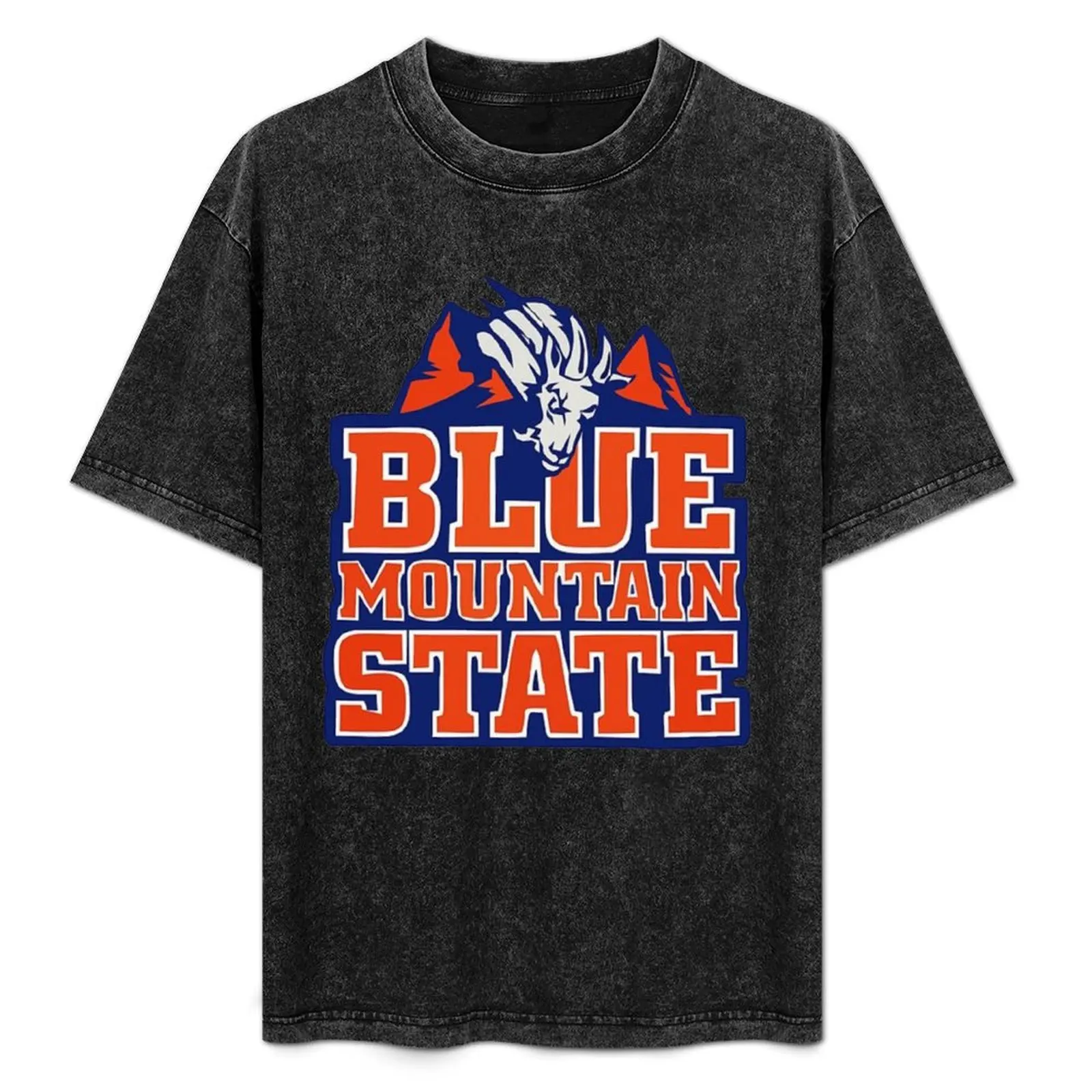 

Retro Blue Mountain State Mountain T-Shirt Sporty Casual Quick Dry T-Shirt
