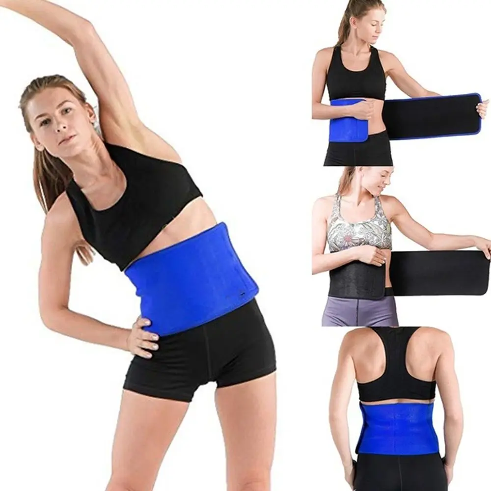Elastic Waist Exercise Fitness Slimming Body Tummy Body Shaper Slimming Belt Belly Burn Fat Bands Waist Trimmer Belt