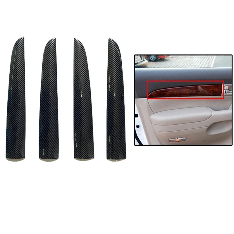 Interior Carbon Fiber Color Trim Panel Cover  2003-2009 Car Styling For Toyota Land Cruiser 120 Prado FJ120 Accessories