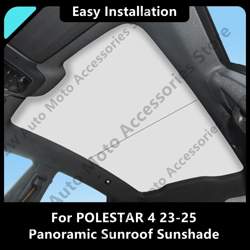 

For POLESTAR 4 23-25 Panoramic Sunroof Sunshade,Car Interior Thermal Insulation And Sun Protection Accessories Refit
