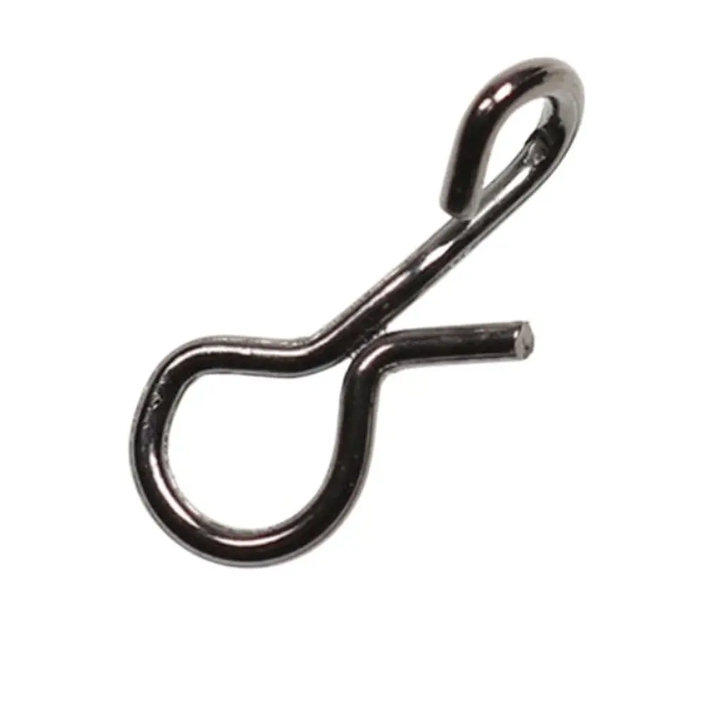 Connect Fly Fishing Snap Quick Change High Carbon Steel Connect Snap for Flies Hook Stainless Steel Quick Snap