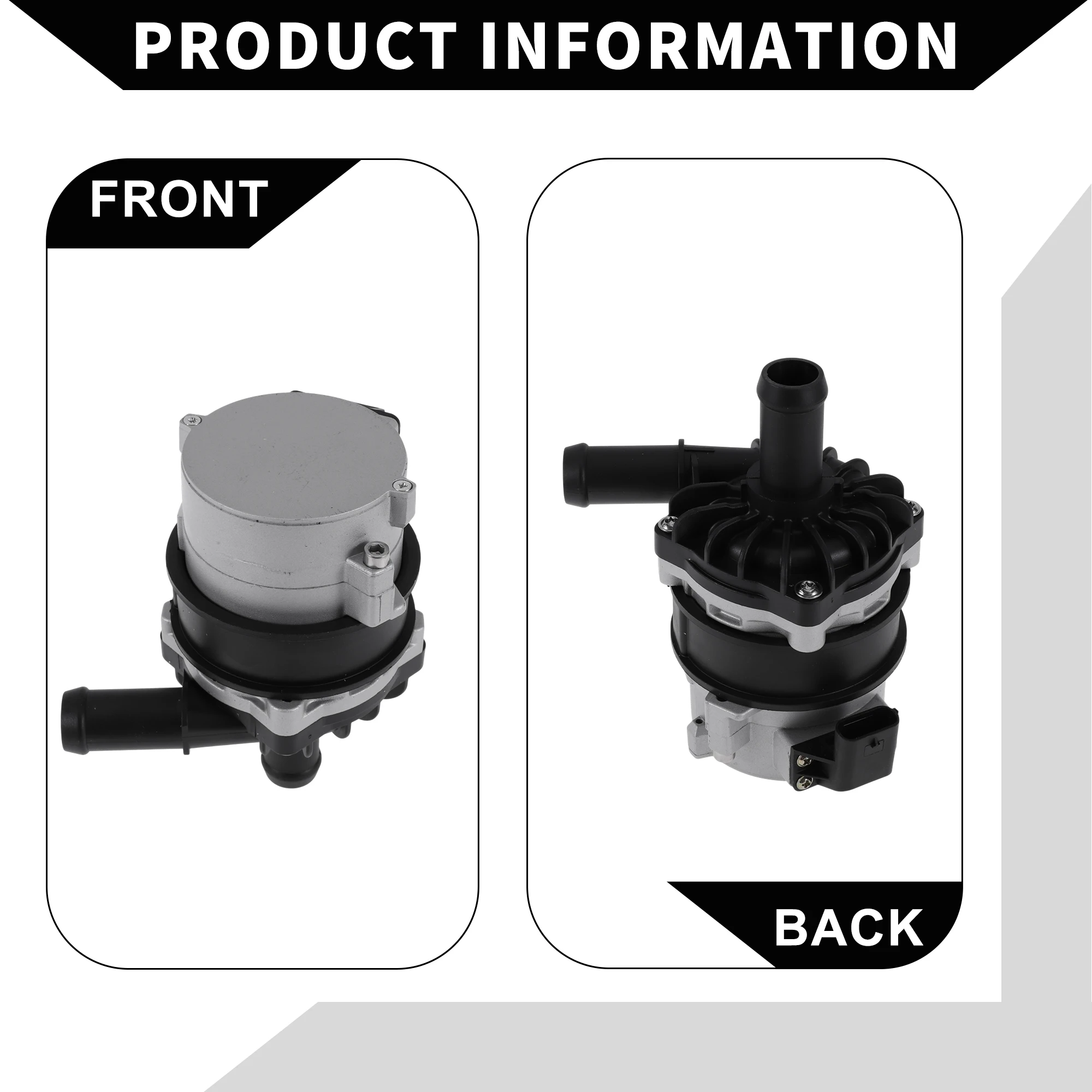 UXCELL Zusatzkühlwasserpumpe für Mercedes-Benz W218 CLS63 Nr. A0005000486/706754050 Auto-Zusatzkühlmittelpumpe