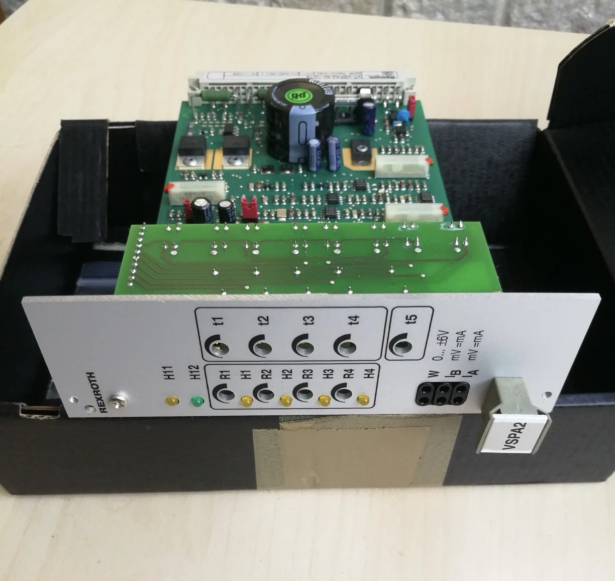 Best selling Rexroth chinese operation amplifiers R900214082 VT-VSPA2-50-1X/T5 hydraulic proporational valve amplifier