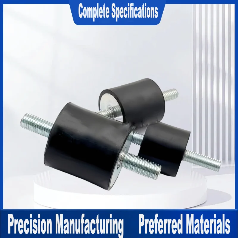 

1Pcs Double Male Thread M3 ~ M12 Rubber Mount Anti Vibration Male-Male Shock Absorbers VV-Type Dia 8-80mm Silent Block