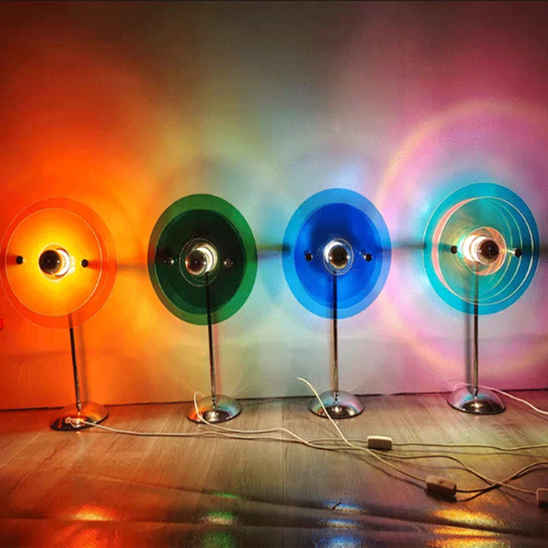 Sunset LED Projector Lamp USB Rainbow Night Light Sun Atmosphere Table Lamp for Bedroom Bar Shop Background Home Decor Bauhaus