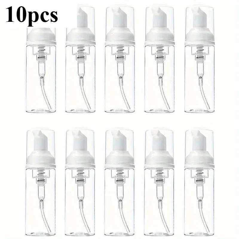 

10Pcs 60ml Foam Pump Bottle Foaming Soap Pump Dispenser for Cleaning Travel Cosmetics Packaging Wash Eyelashes
