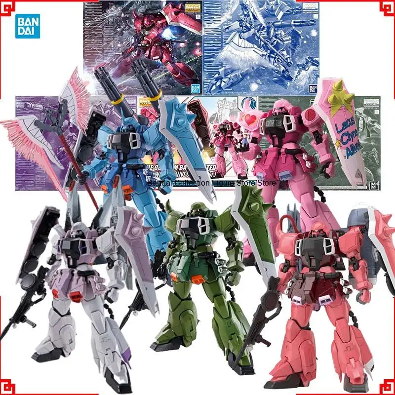 Bandai Gundam Modellbausatz MG Blaze Zaku Warrior Slash Zaku Warrior Mechanism Live Concert Anime Figur Gunpla Actionfiguren Spielzeug