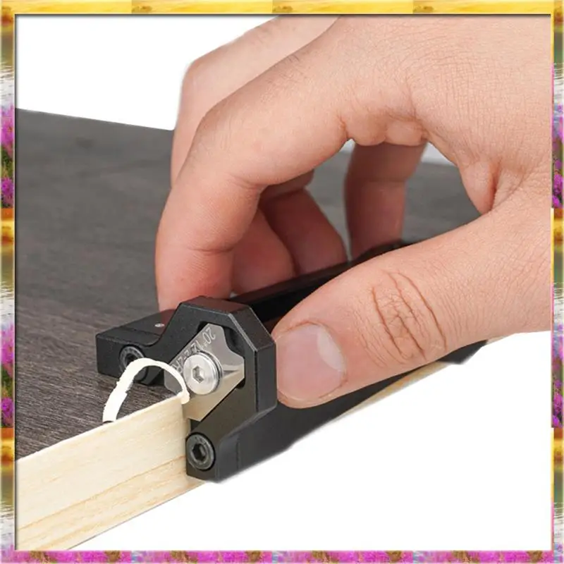 أغسطس النجارة حافة النطاقات الشطب المسوي دليل فيليه مكشطة الزاوية قوس التشذيب أداة حافة سريعة إزالة الأزيز #3