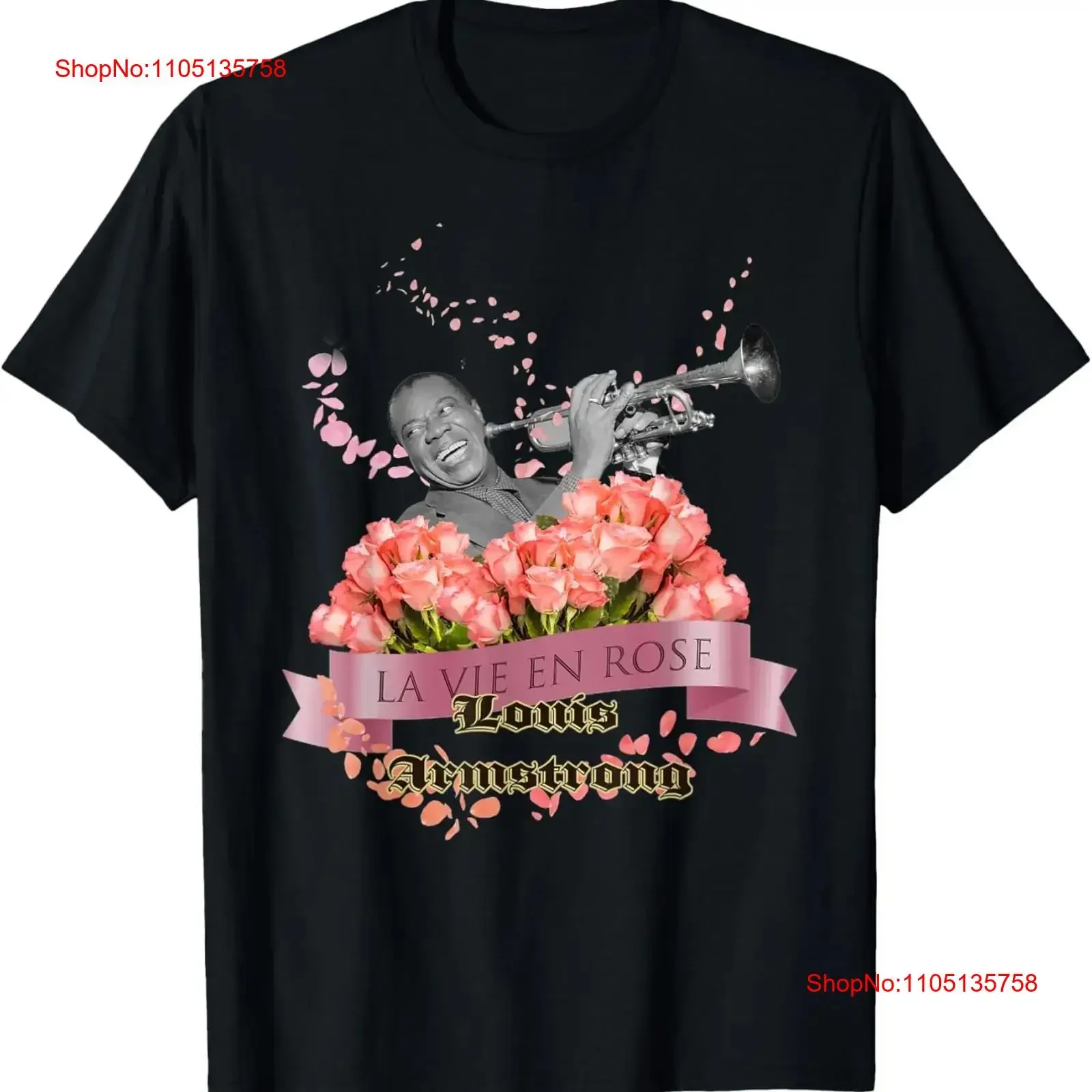 Louis Armstrong_004 T Shirt  vintage Washed designer clothes streetwear Unisex Slightly Comfortable Top For Everyday Wear