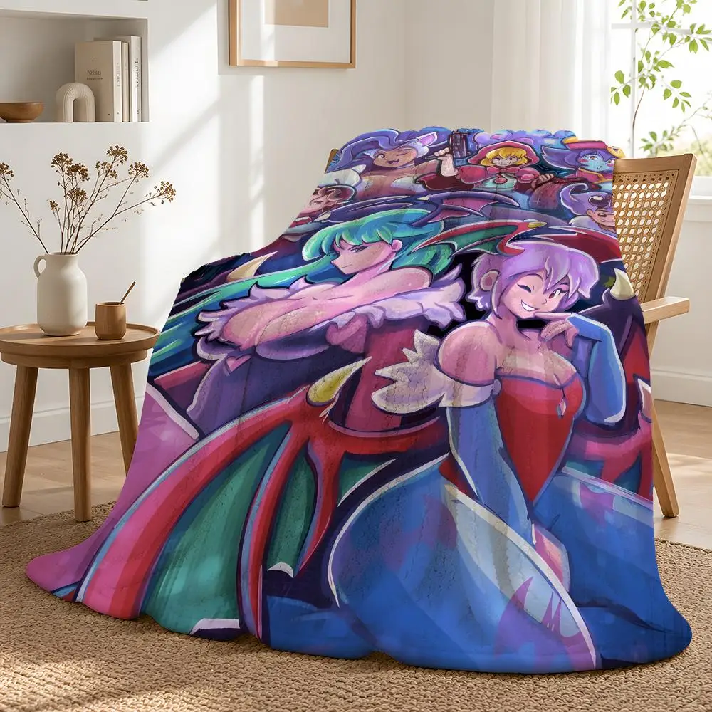 D-Darkstalkers Easy Care Colorful Washable Everyday Air Conditioning Comfortable Flexible Throw