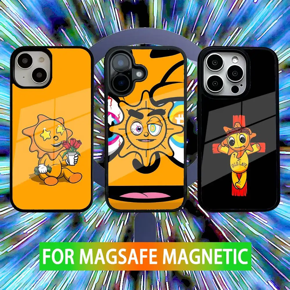 

G-Glo Gang Phone Case For iPhone 16,15,14,13,12,11,Pro,Max,Plus,Mini,SE New Magsafe Magnetic Wireless Charging
