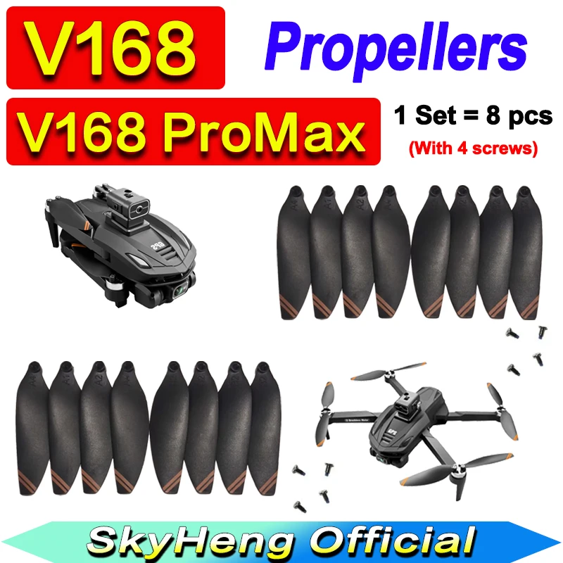 

Original V168 ProMAX Drone Propeller V168 Spare Blades Maple Leaf For V168 ProMax Drone Propellers Accessories Parts