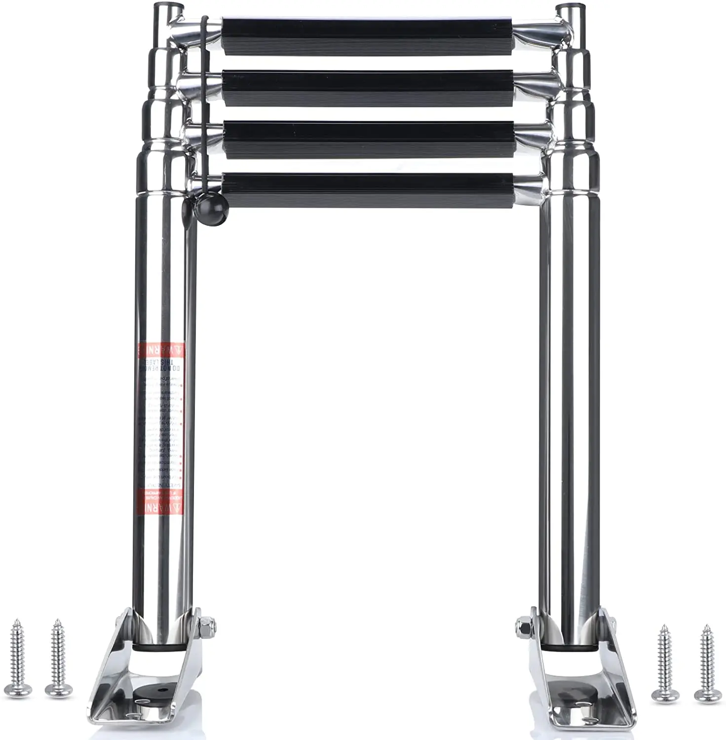 316 Stainless Steel High Polished Boat Accessories Marine Swimming Folding Step Ladder for Boat