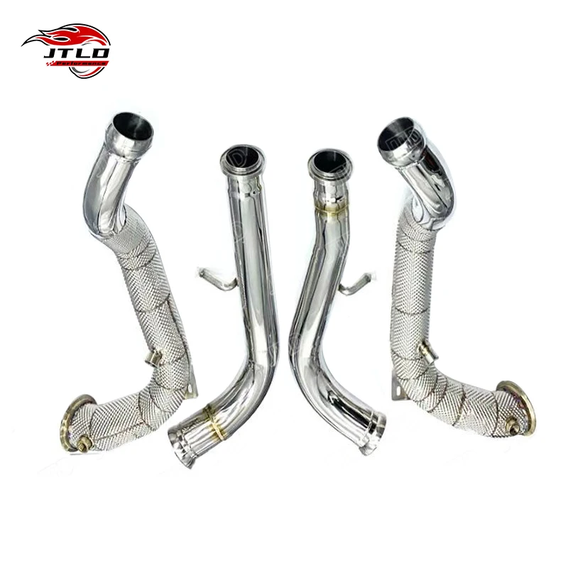 High Performance 304 Stainless Steel Straight Exhaust Downpipe For Mercedes Benz G63 M464 Downpipe