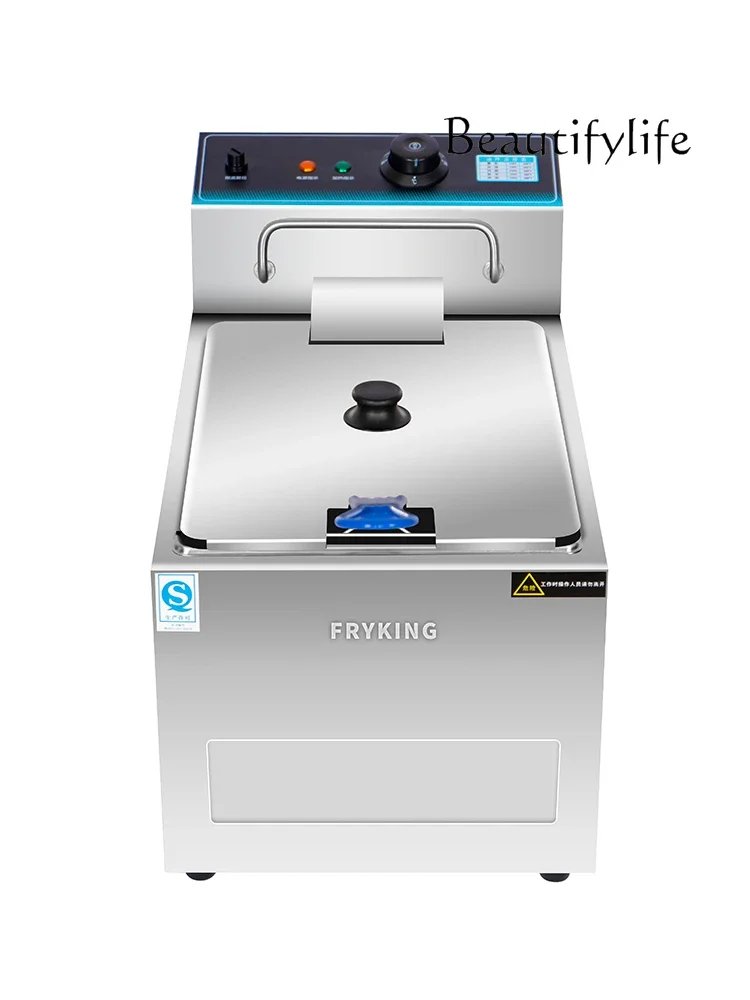 

Single cylinder electric fryer, skewer, French fries machine, burger joint, Han fried chicken electric fryer