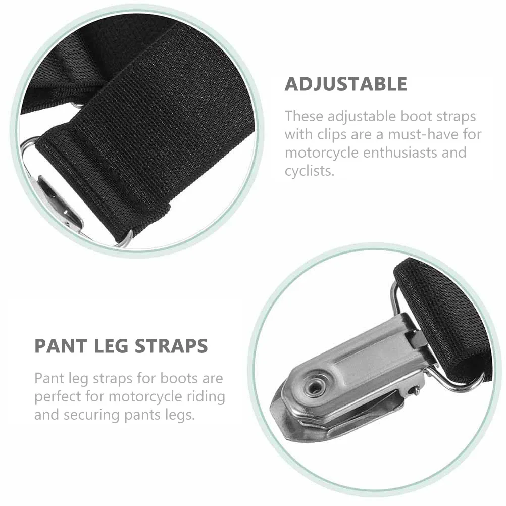 

5Pcs Boot Fixing Straps High Elasticity Belt Loop Straps for Cyclists Riding Cycling Accessories Bike Pant Strap