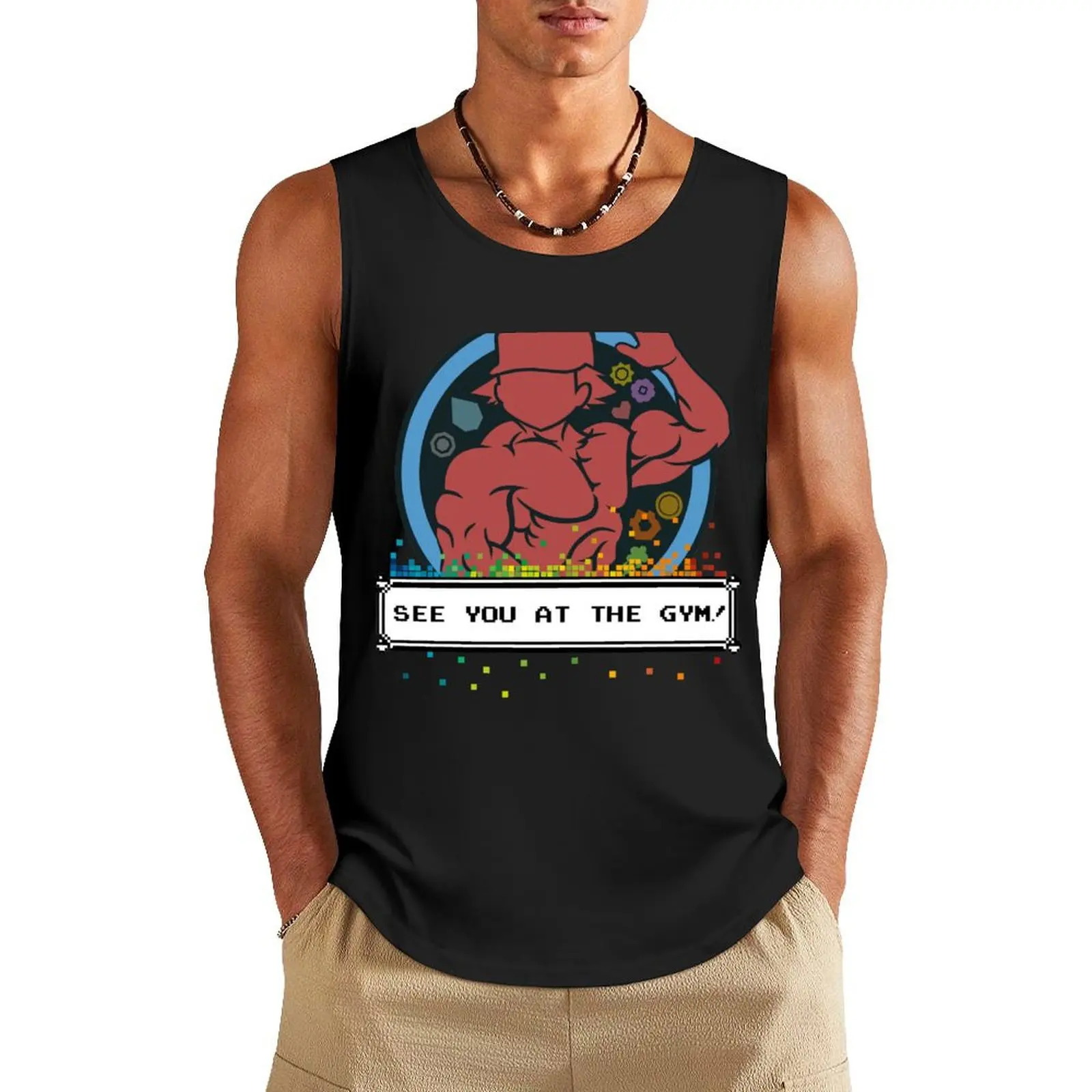See You At The Gym! Tank Top muscle t-shirt summer clothes men 2024