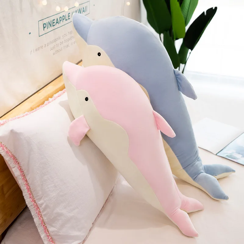 Creative New 30CM Dolphin Plush Toy Doll Douyin Same Style Soft Marine Life Doll Sleeping Fashion Pillow Birthday Gift Surprise