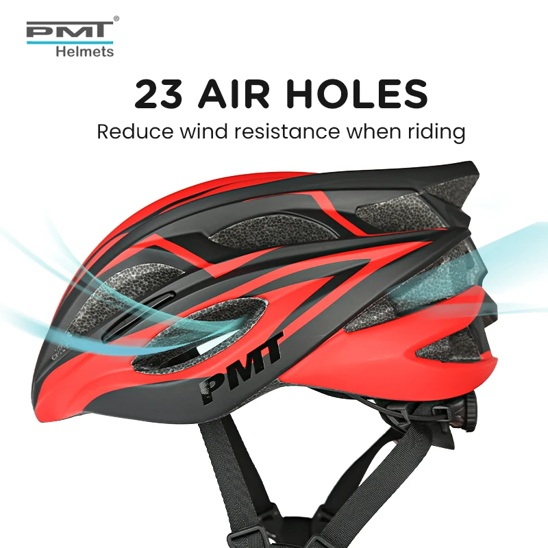 PMT Ultralight MTB Road Bike Cycling Helmet Intergrally-Molded Bicycle Helmet Men Women Riding Safely Cap Capacete Ciclismo