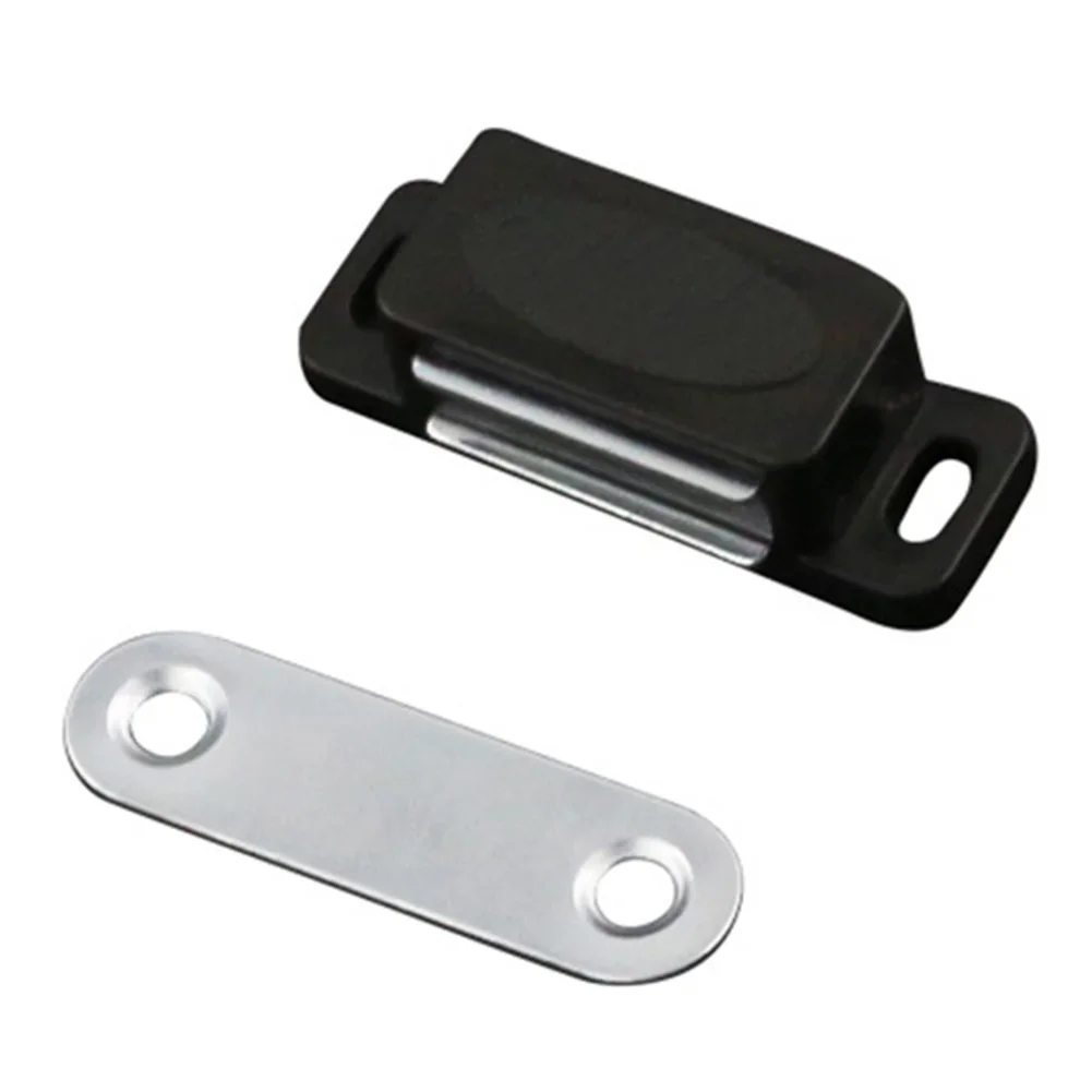 10 Sets Strong Door Magnetic Closer Cabinet Catch Latch Magnet Suction Bar Non-flapping Cupboard Wardrobe Magnetic Latch