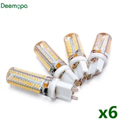 6pcs/lot LED G9 Lamp AC220V 6W 7W 9W 10W 12W Led Bulb SMD 2835 3014 2508 Led G9 Light Replace 20W/30W/40W/50W Halogen Lamp Light