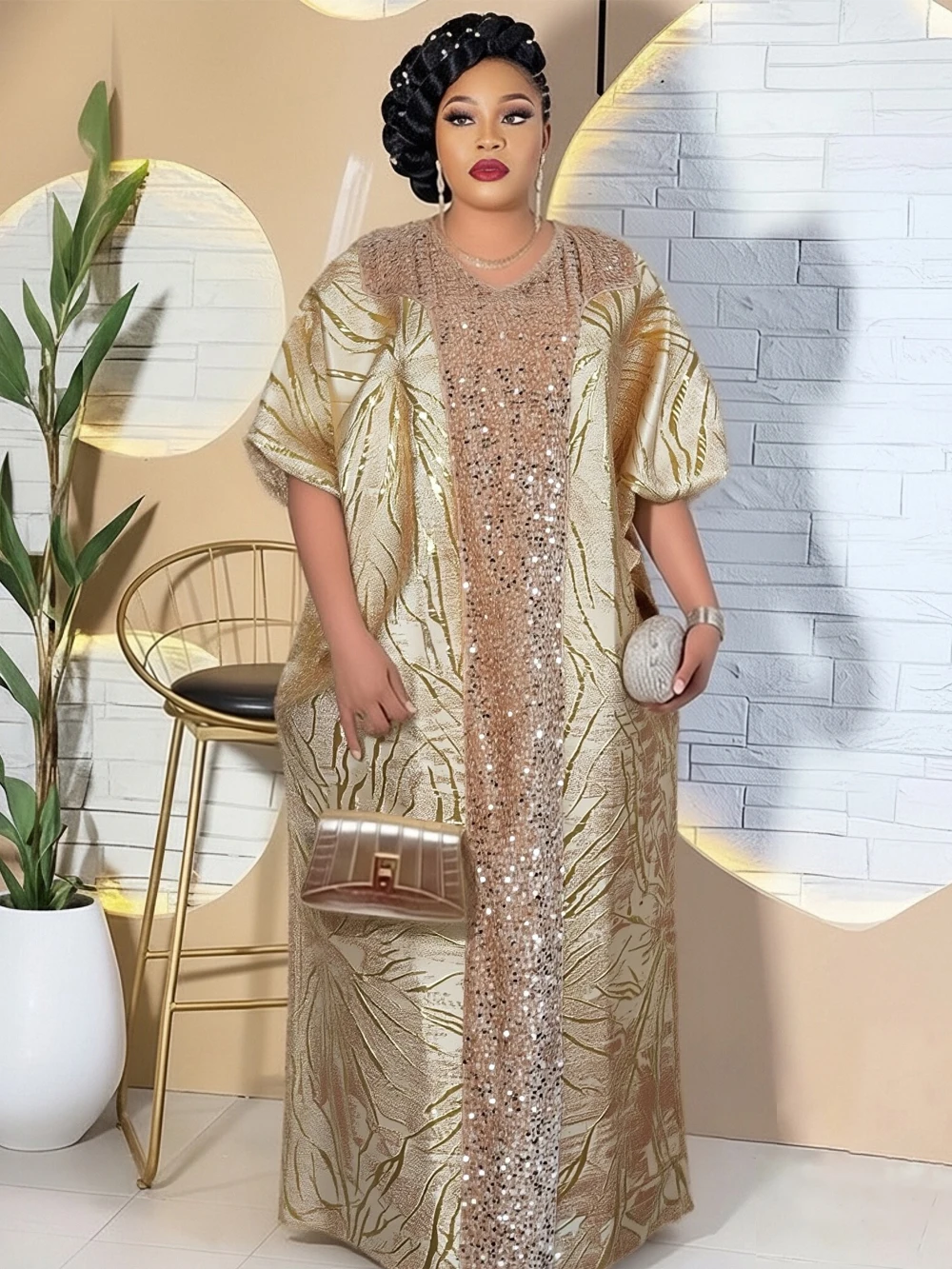 2026 Luxuriöse Partykleider für Damen: Dashiki Pailletten-Abendkleider, Geburtstagskleider, Dubai Türkei Hijab Abayas, Afrikanische Kleidung