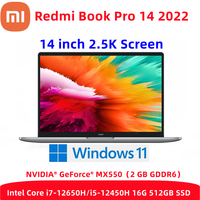 Xiaomi RedmiBook Pro 14 Laptop 2022 New Intel i5-12450H/i7-12650H MX550 16GB RAM 512GB SSD 14.0\