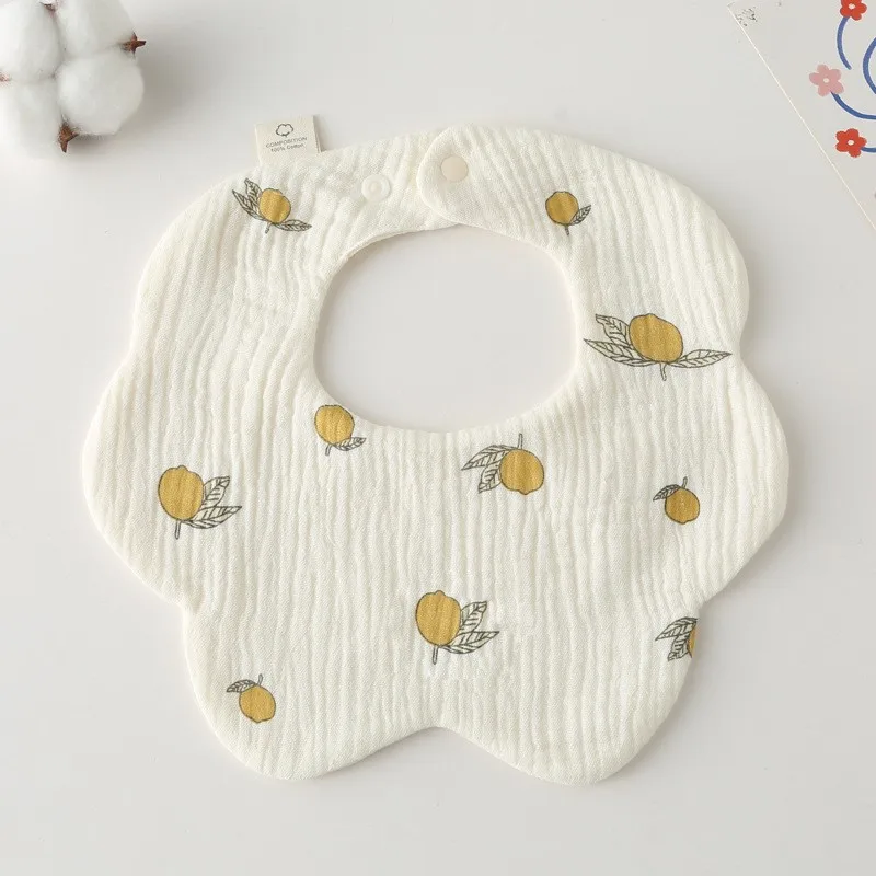 Newborn Bibs Burp Cloths For Baby Girls Boys Infants Cotton Saliva Towel Toddler Feeding Drool Bib Thickened Burp Cloths New