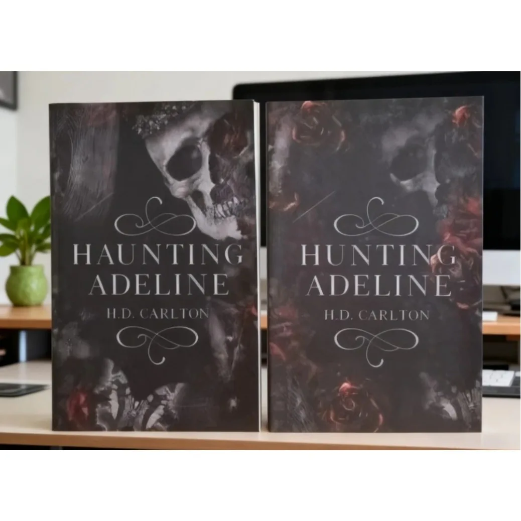 

Хит продаж: Комплект из 2 книг «Призрачная Аделин» и «Дуэт кошки и мыши» Х.Д. Карлтона, мягкая обложка, на английском языке.