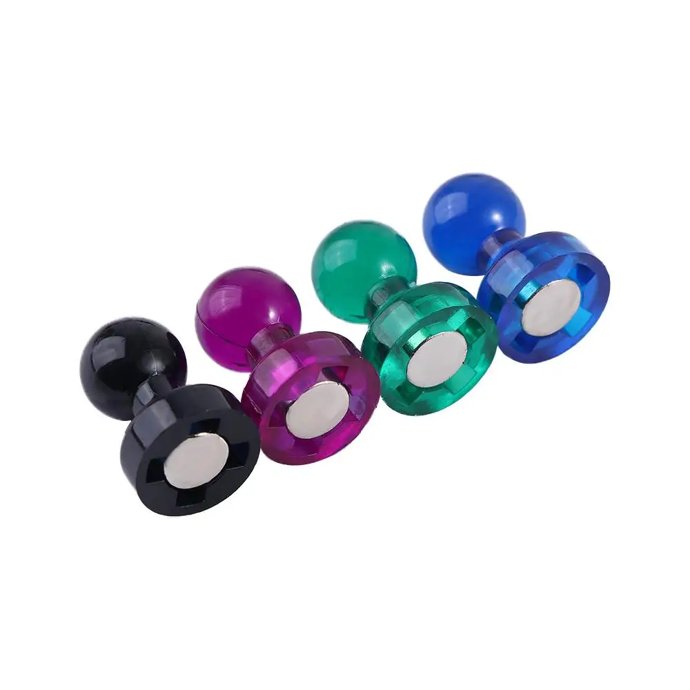 Leve multi-cor mini quadro branco ímã de geladeira cones ímãs alfinetes ímãs