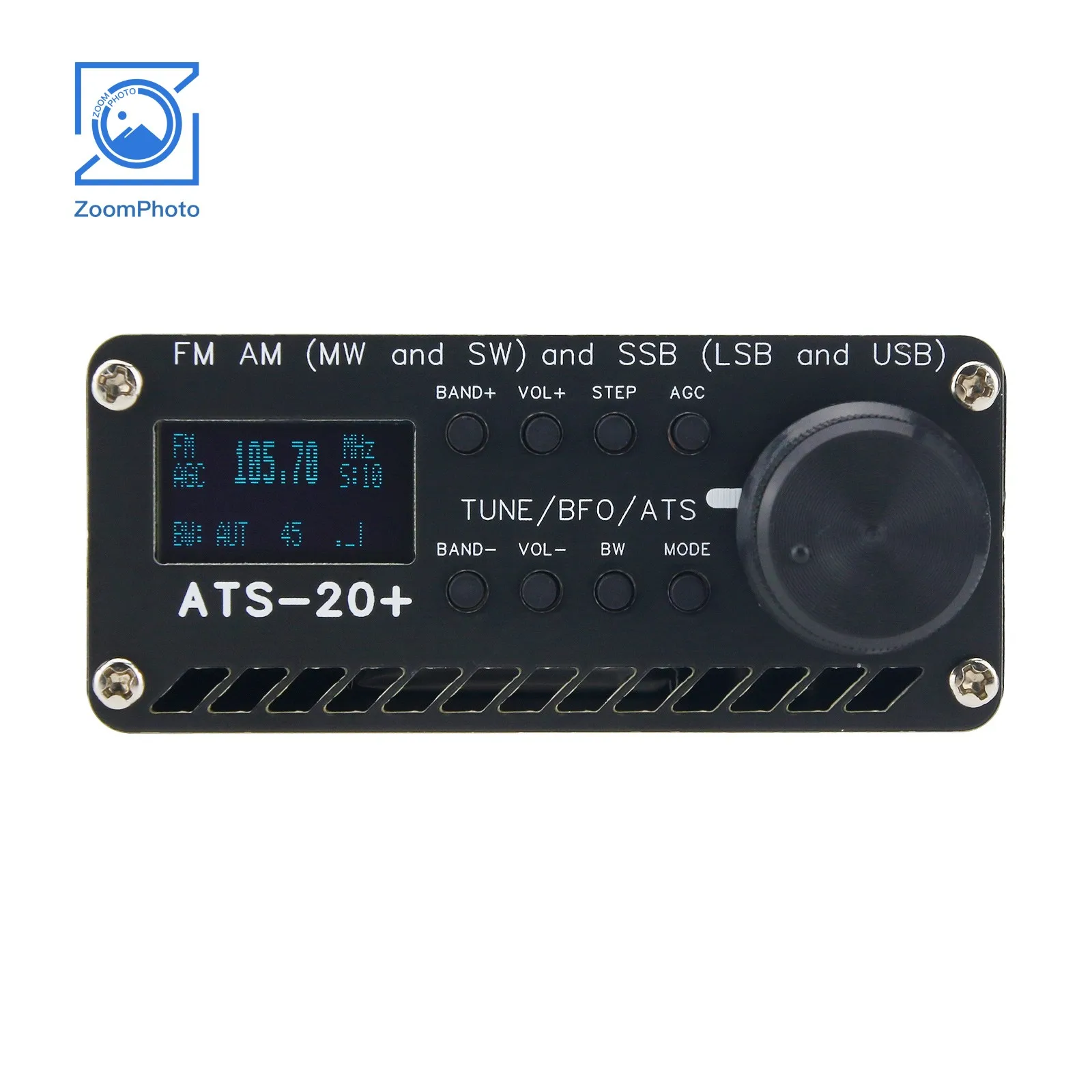 ATS-20+ Plus ATS20 V2 SI4732 Radio Receiver DSP SDR Receiver FM AM (MW and SW) and SSB (LSB and USB)