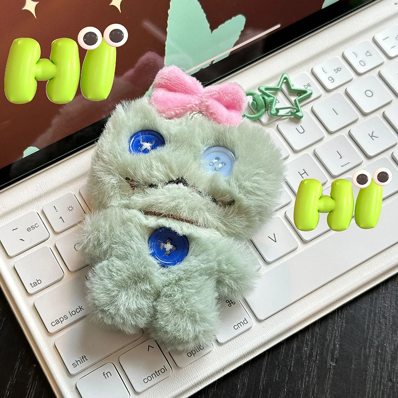 

Cute Soft Cute Plush Bow Doll Cartoon Pendant; Ideal Backpack Decoration for Girls