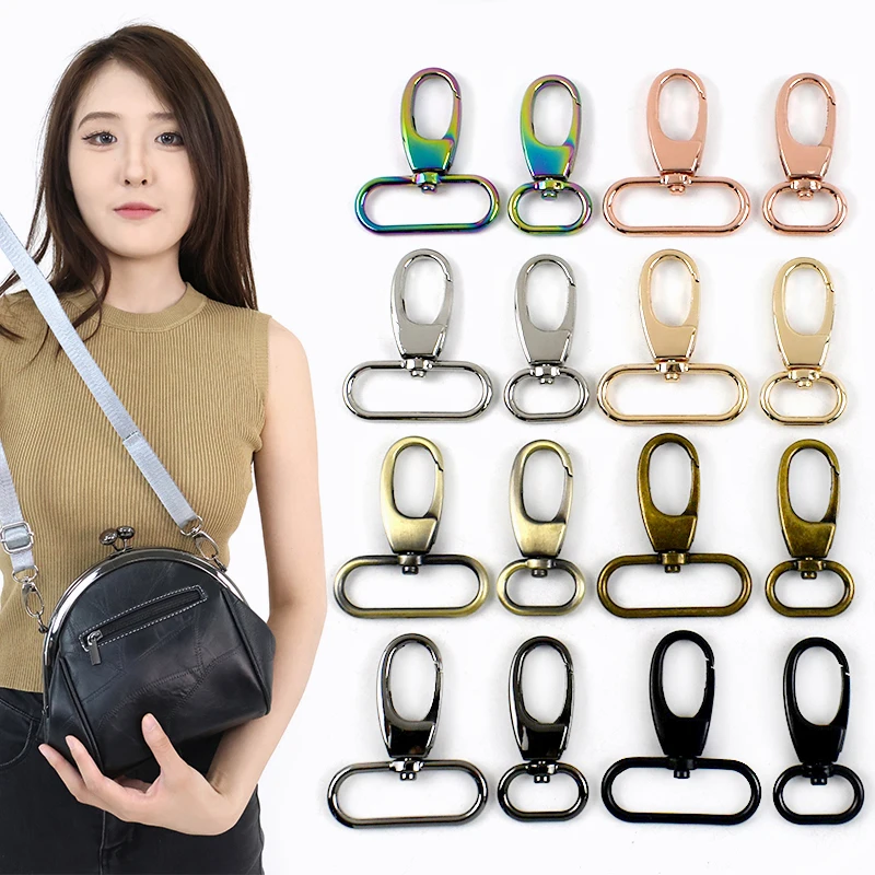 

5/10Pcs 20/25/32/38mm Metal Swivel Buckles For Handbag Wallet Adjuster Clasp Pet Collar Connection Hooks DIY Hardware Accessorie