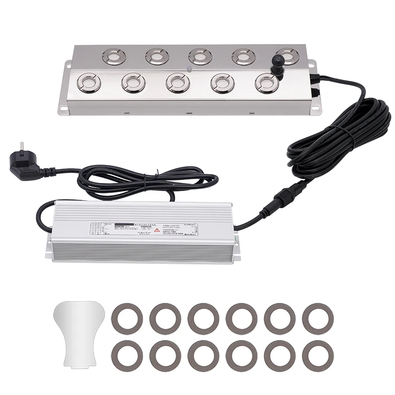 DC 45V 10 head Air Humidifier Mist Maker Fogger Ultrasonic Atomizer 110V/220V Power Supply Industrial Humidifier