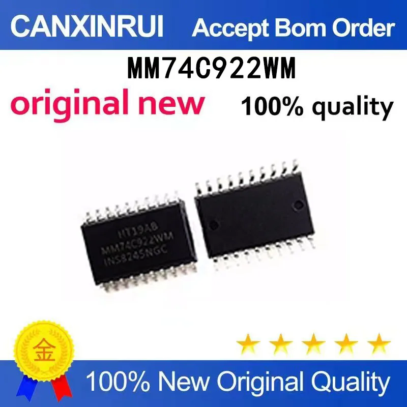 

（5-100 pieces）Brand new original MM74C922WM MM74C922 SOP20 integrated circuit spot IC chip