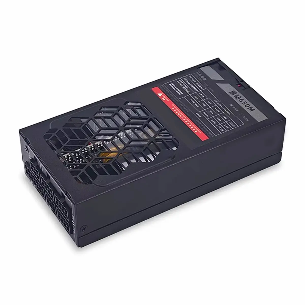SCLS Flex 600W Modular Power Supply Small 1U Computer PSU Flex-ATX 600W for ITX Compact Mini PC POS AIO NAS 100-240V