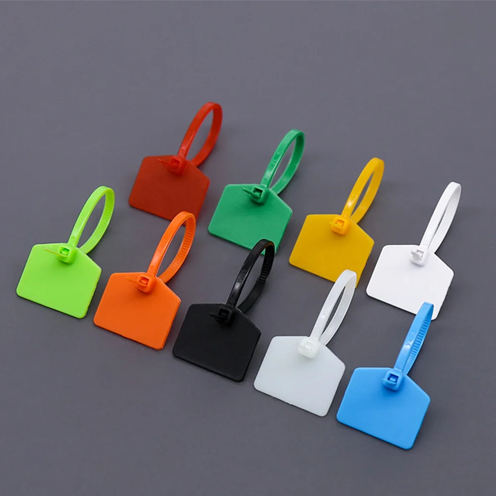 

120Pcs Nylon Cable Ties Label Marker Tags Self Locking Wire Zip Ties for Cable Fastening Wire Labeling Straps Label Mark Tags