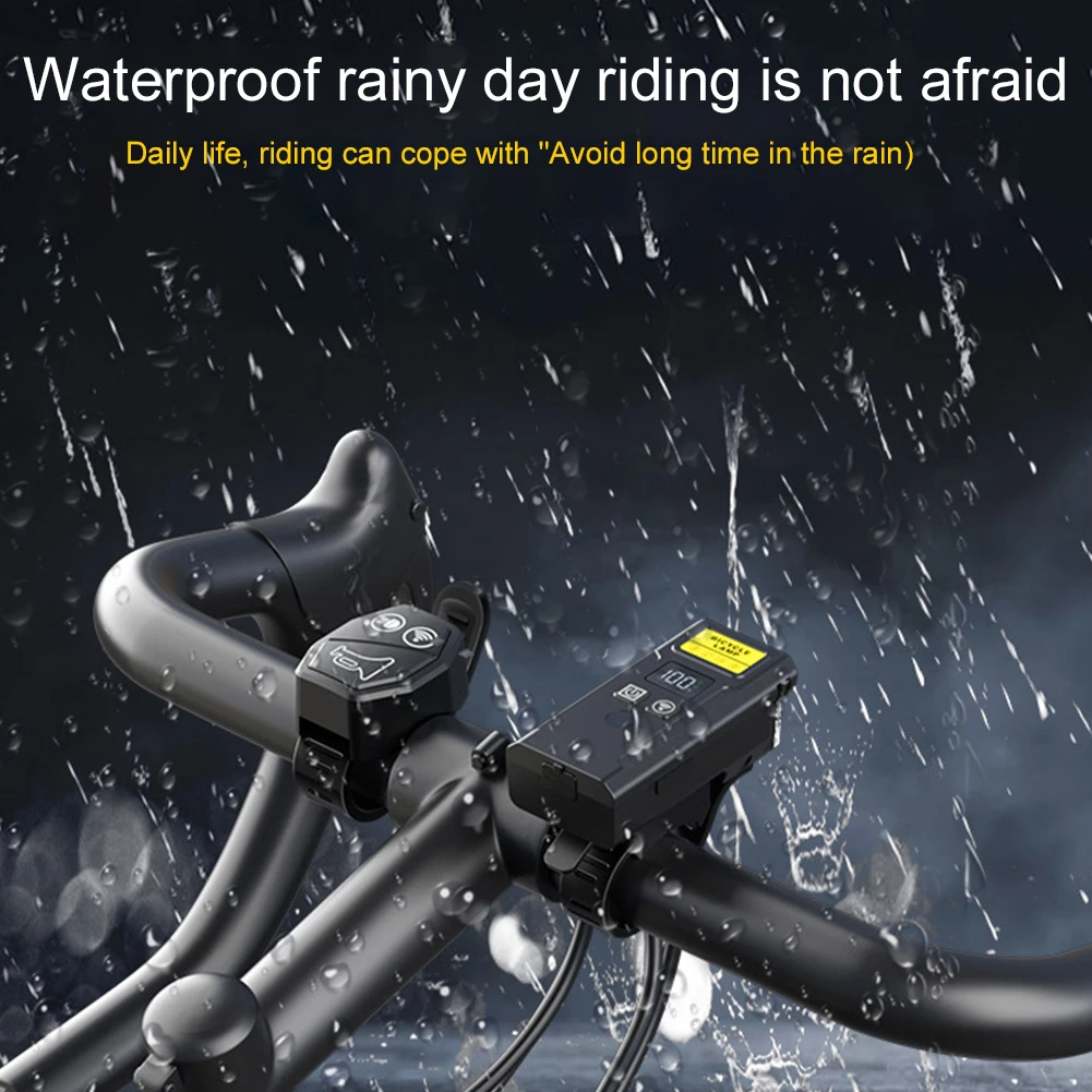 

Bicycle Headlight with Horn Smart Light Sensor Bike Handlebar Flashlight Remote Control Cycling Safety Lamp Bicycle Accessories