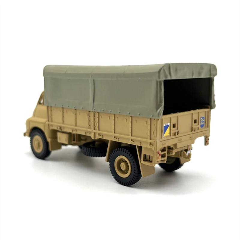 1:76 Scale Diecast Alloy Bedford RL Military Transport Truck Model Classic Adult Toy Collection Gift Souvenir Static Display