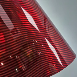 High Gloss Laser Rainbow fibra di carbonio rosso moto vinile adesivi per auto adesivi per il corpo pellicole per auto accessori Wrap Foil Stic